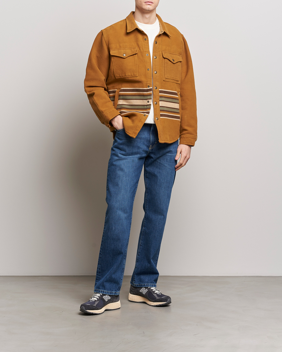 Homme | Manteaux Et Vestes | Filson | Beartooth Cotton Jac-Shirt Golden Tan