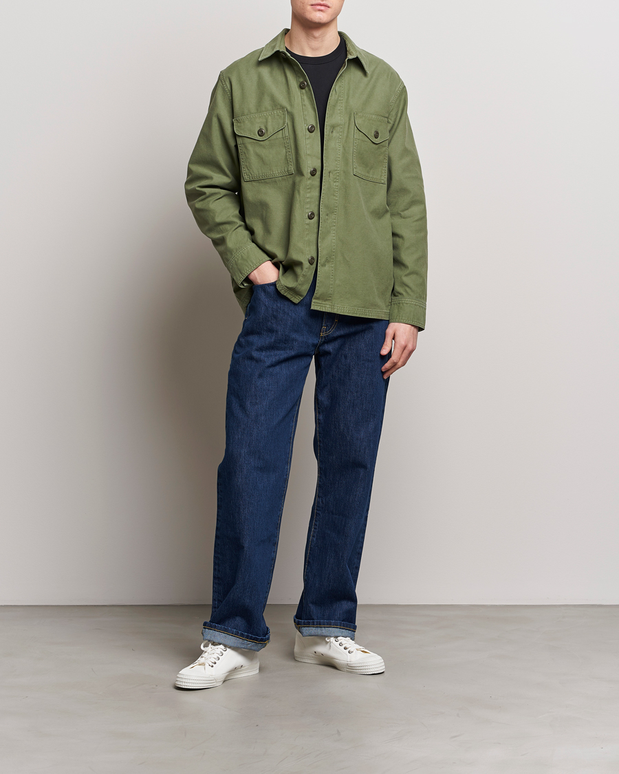 Homme | Manteaux Et Vestes | Filson | Reverse Sateen Jac-Shirt Washed Green