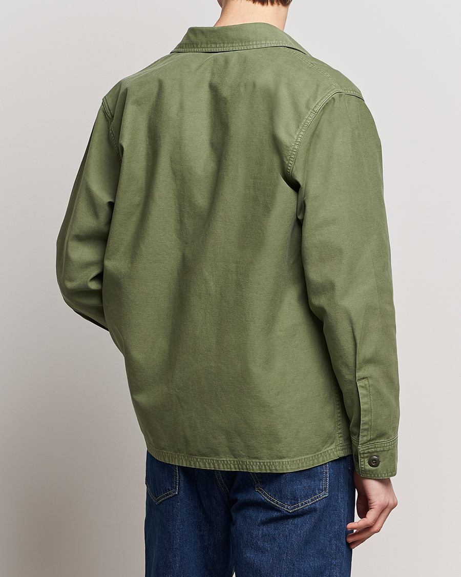 Homme | Manteaux Et Vestes | Filson | Reverse Sateen Jac-Shirt Washed Green