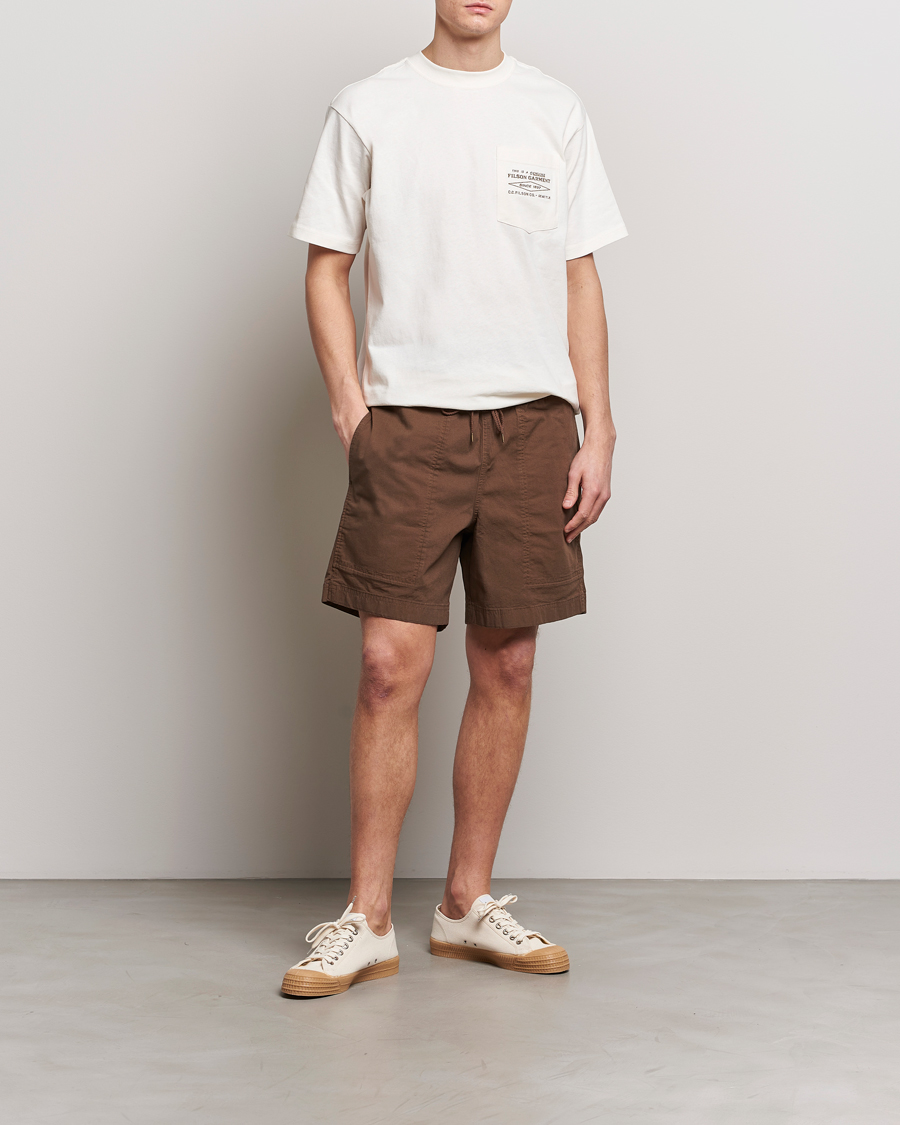 Homme | Shorts | Filson | Granite Mountain Drawstring Shorts Dark Earth