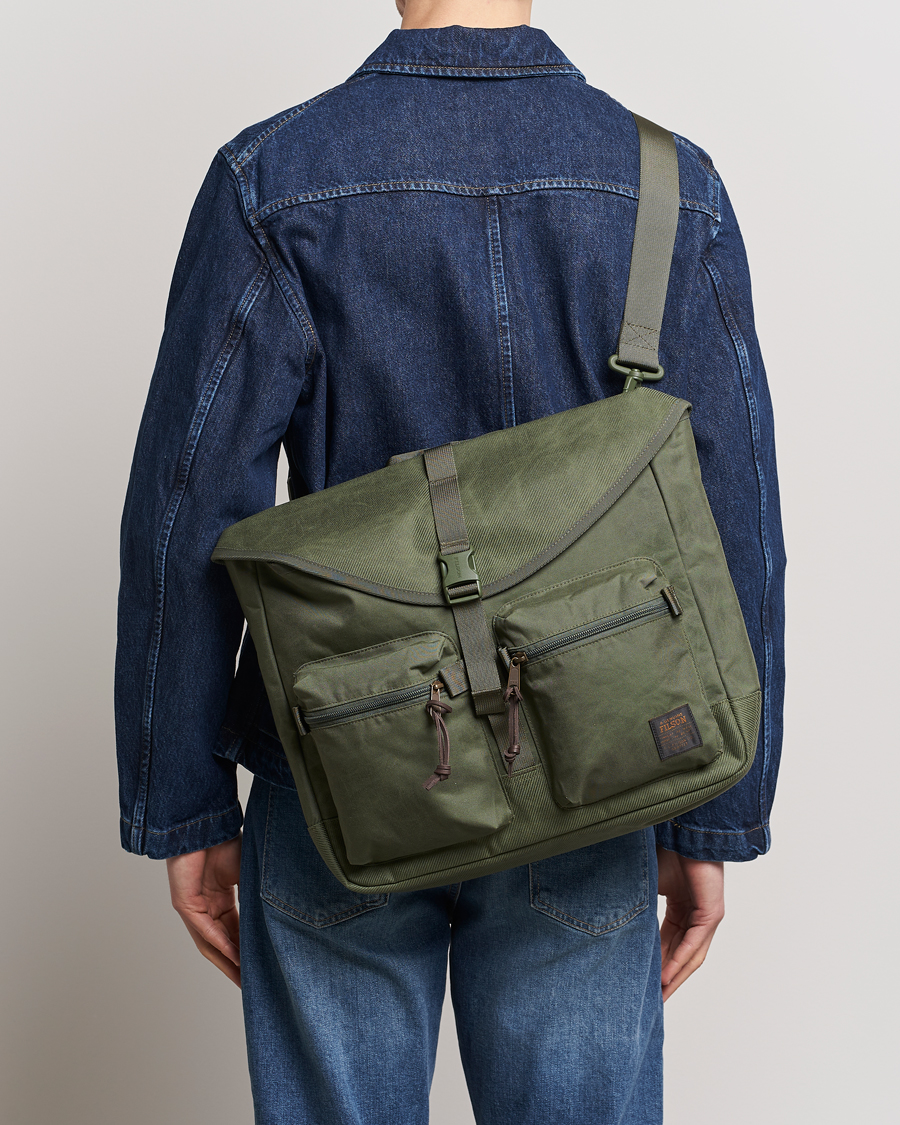 Homme | Filson Surveyor Messenger Bag Service Green | Filson | Surveyor Messenger Bag Service Green