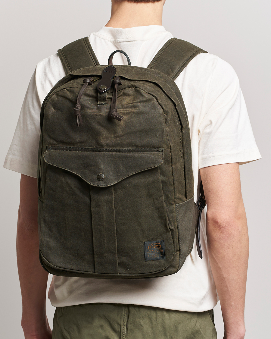 Homme | Sections | Filson | Journeyman Backpack Otter Green