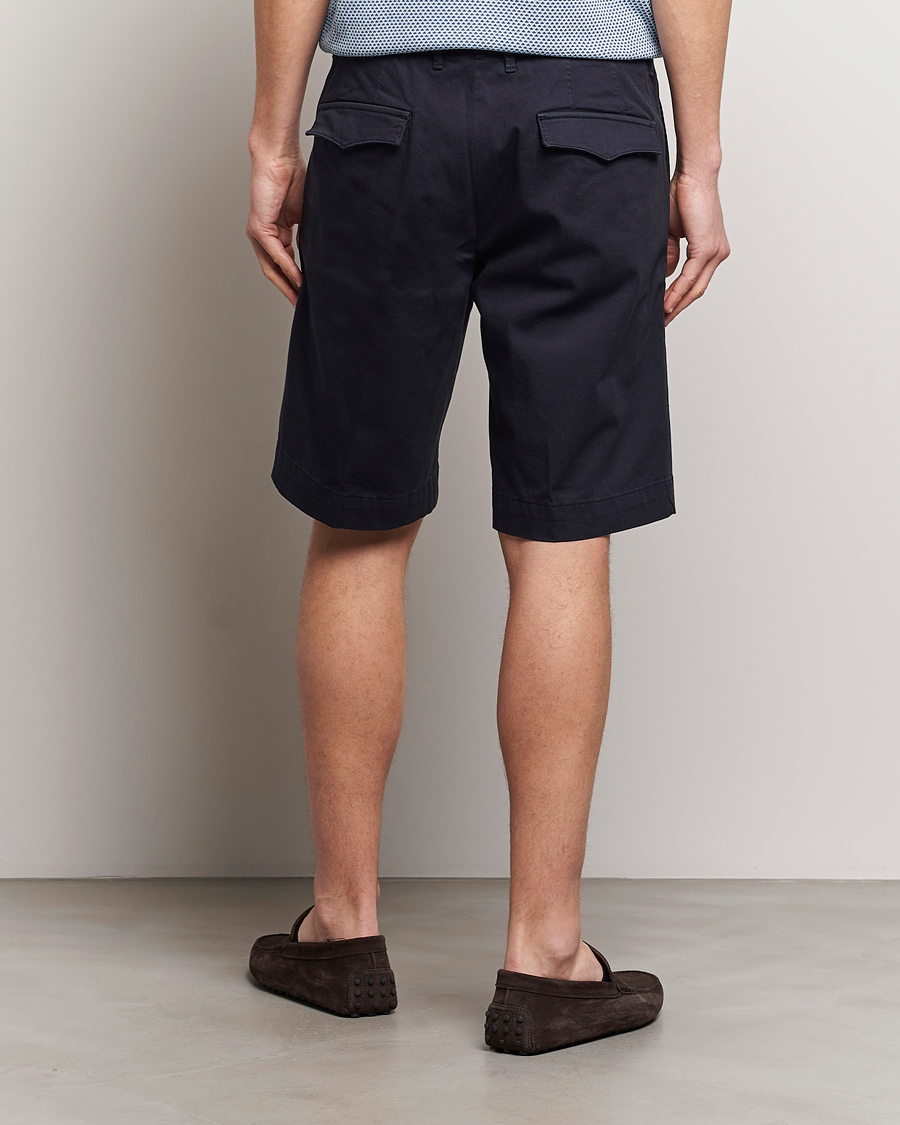 Homme | Shorts | Oscar Jacobson | Teodor Cotton Shorts Navy