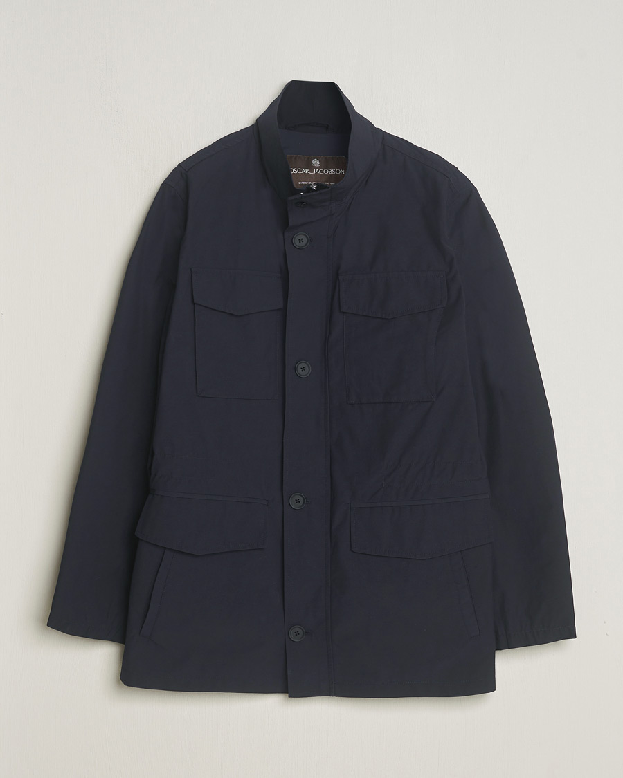 Homme | Manteaux Et Vestes | Oscar Jacobson | Smyth Field Jacket Navy