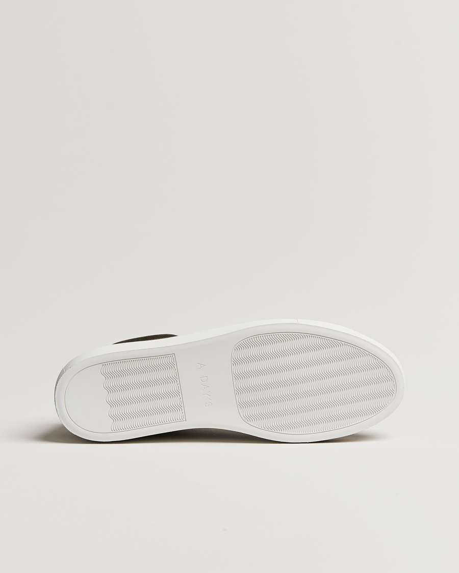 Homme | A Day's March Suede Marching Sneaker Dark Olive | A Day's March | Suede Marching Sneaker Dark Olive