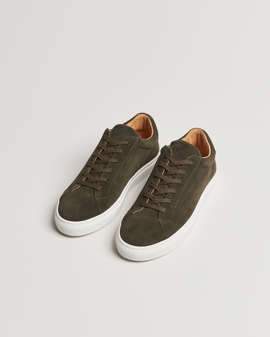 Homme | A Day's March Suede Marching Sneaker Dark Olive | A Day's March | Suede Marching Sneaker Dark Olive