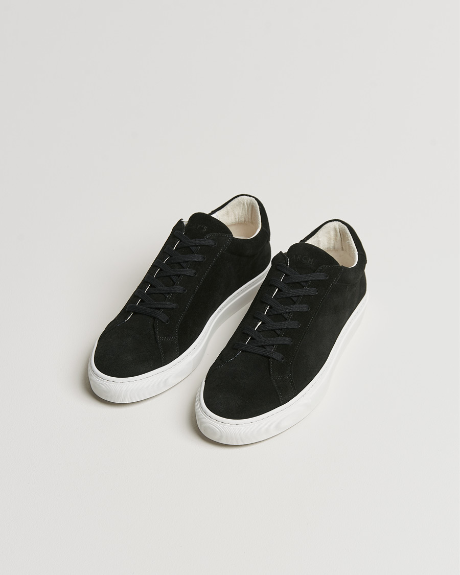 Homme | A Day's March Suede Marching Sneaker Black | A Day's March | Suede Marching Sneaker Black