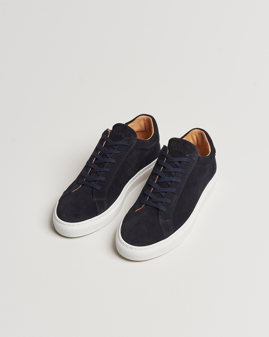 Homme | Été | A Day's March | Suede Marching Sneaker Navy