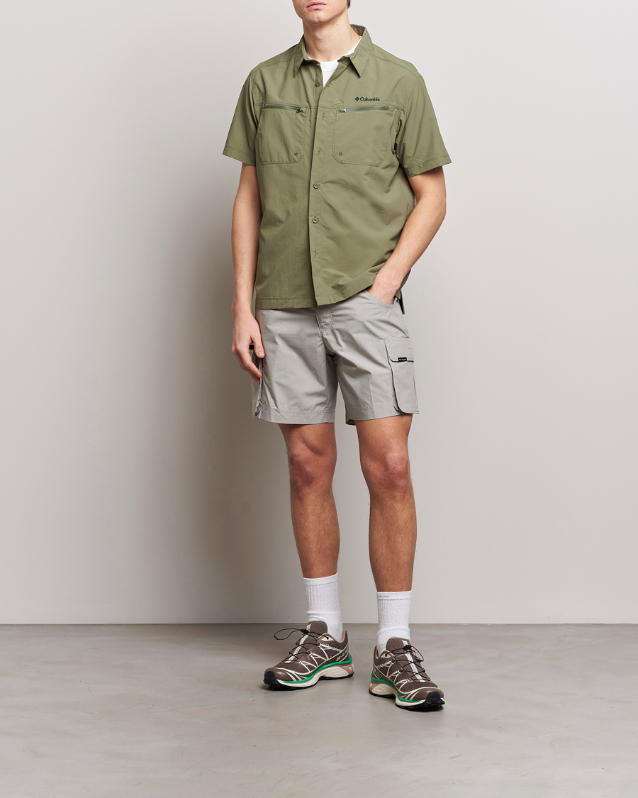 Homme | Chemises | Columbia | Mountaindale Short Sleeve Outdoor Shirt Stone Green