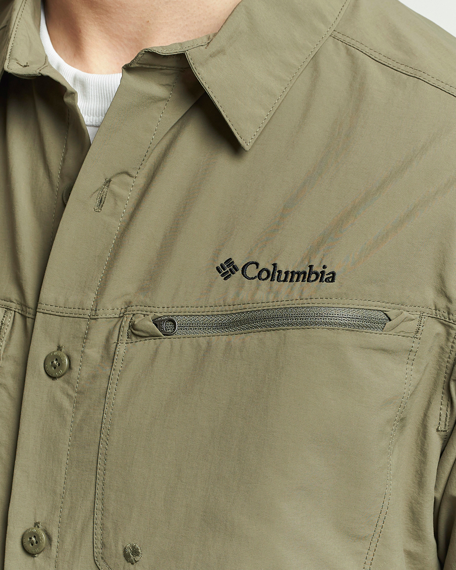 Homme | Chemises | Columbia | Mountaindale Short Sleeve Outdoor Shirt Stone Green