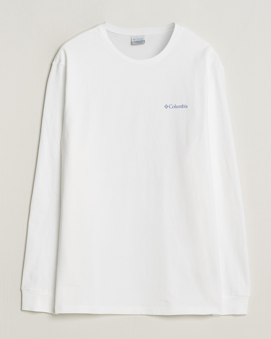 Homme | T-shirts | Columbia | Explorers Canyon Long Sleeve T-Shirt White