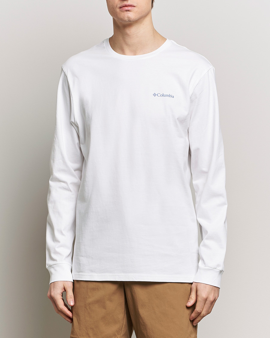 Homme | T-shirts | Columbia | Explorers Canyon Long Sleeve T-Shirt White
