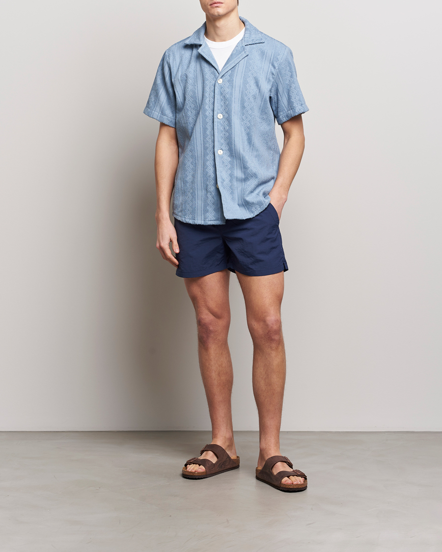 Homme | Chemises | OAS | Terry Cuba Short Sleeve Shirt Ancora