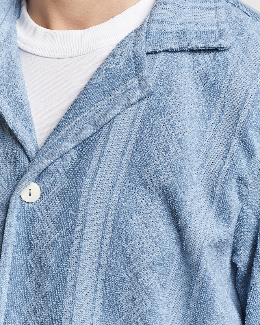 Homme | Chemises | OAS | Terry Cuba Short Sleeve Shirt Ancora