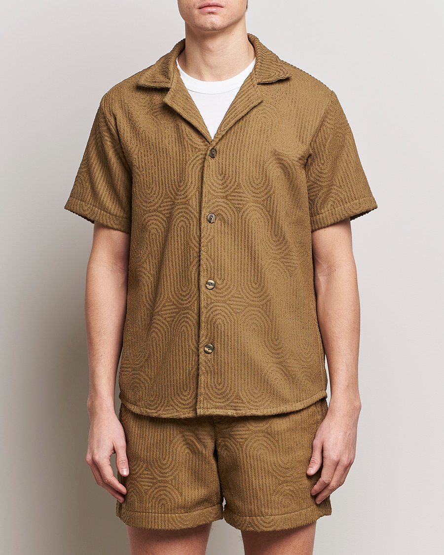 Homme | La Collection French Terry | OAS | Terry Cuba Short Sleeve Shirt Zabyrinth