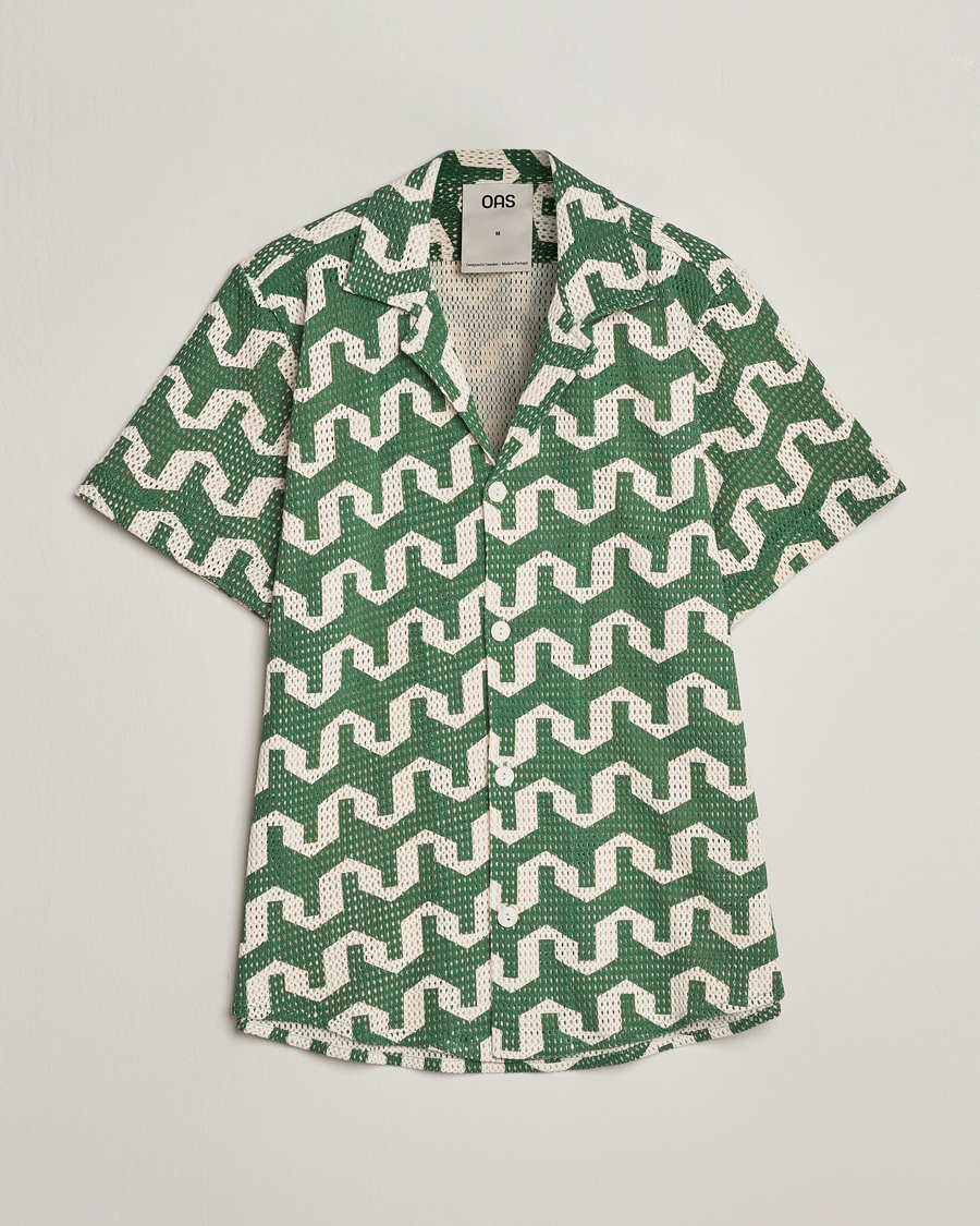 Homme | Chemises | OAS | Short Sleeve Cuba Net Shirt Atlas
