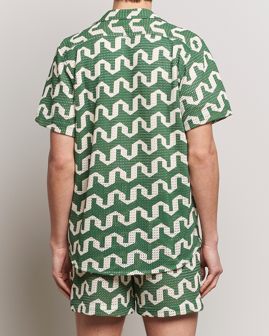 Homme | Chemises | OAS | Short Sleeve Cuba Net Shirt Atlas