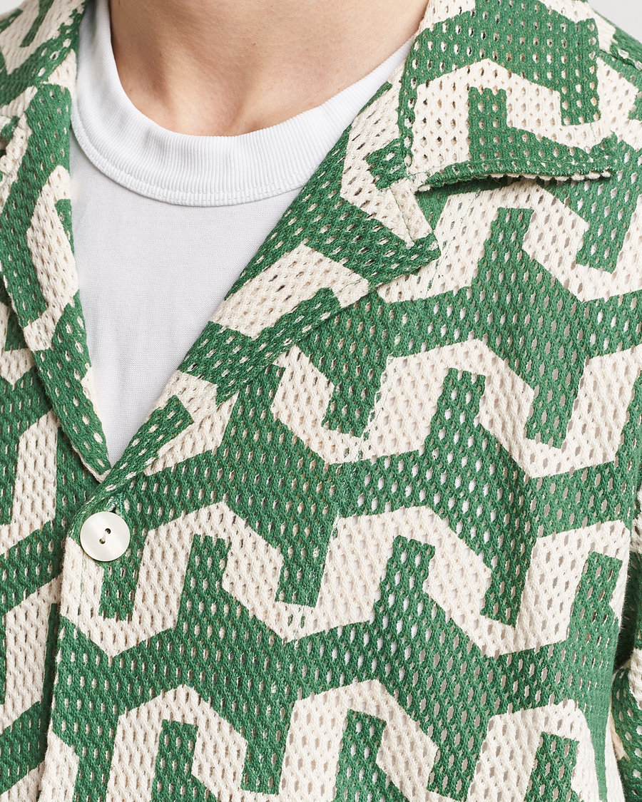 Homme | Chemises | OAS | Short Sleeve Cuba Net Shirt Atlas