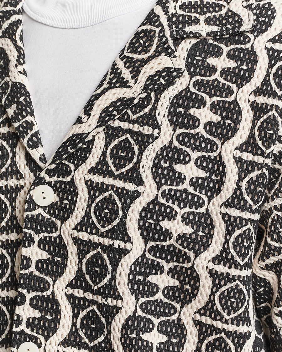 Homme | Chemises | OAS | Short Sleeve Cuba Net Shirt Hypnotise