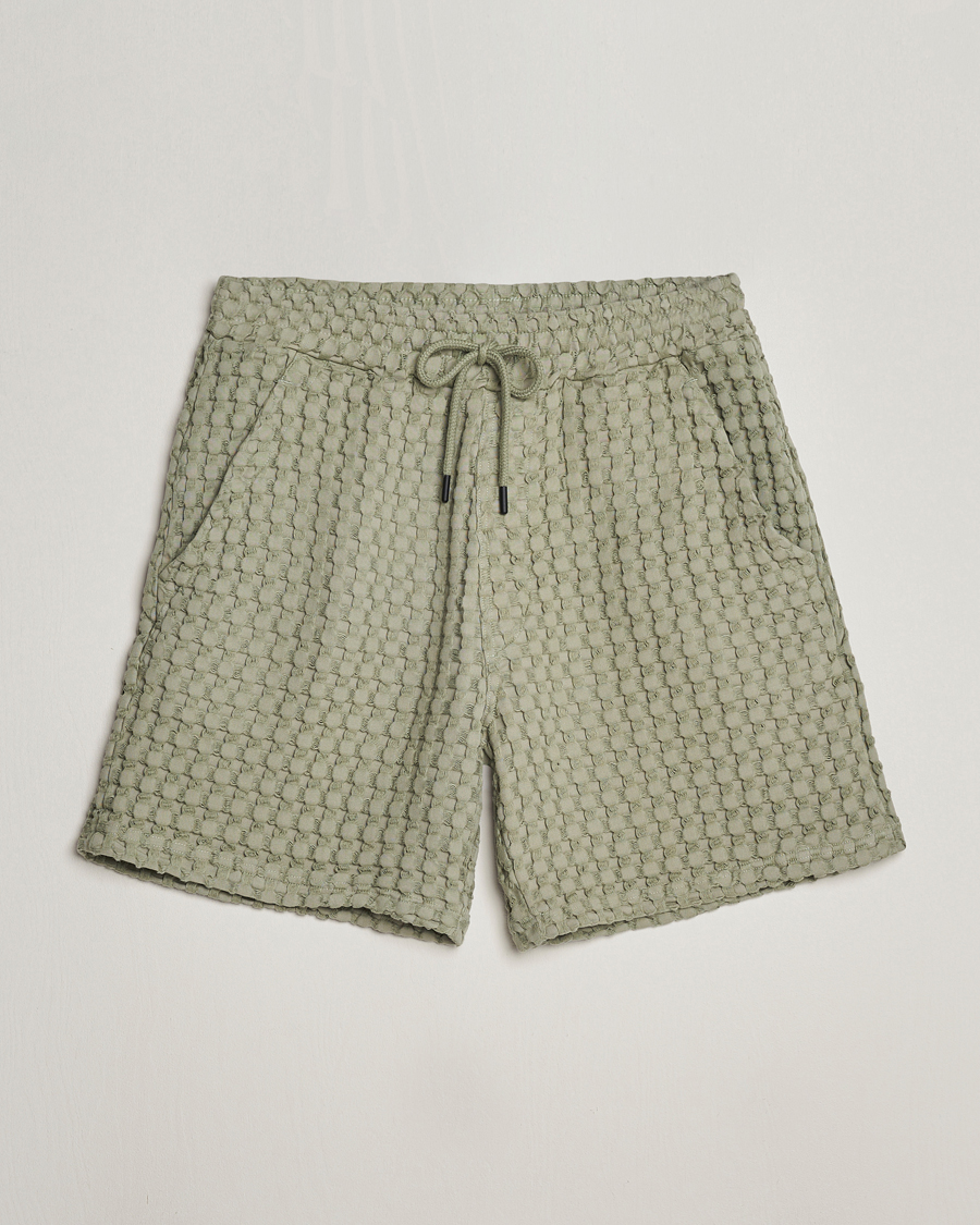 Homme | Shorts | OAS | Porto Waffle Shorts Dusty Green