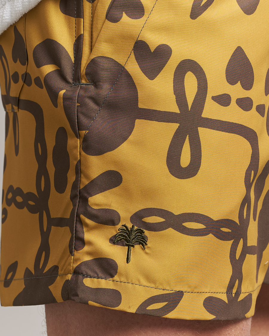 Homme | Maillots De Bain | OAS | Printed Swimshorts Galbanum