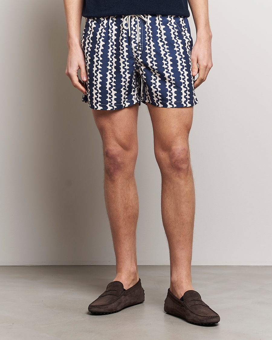 Homme |  | OAS | Printed Swimshorts Blue Scribble