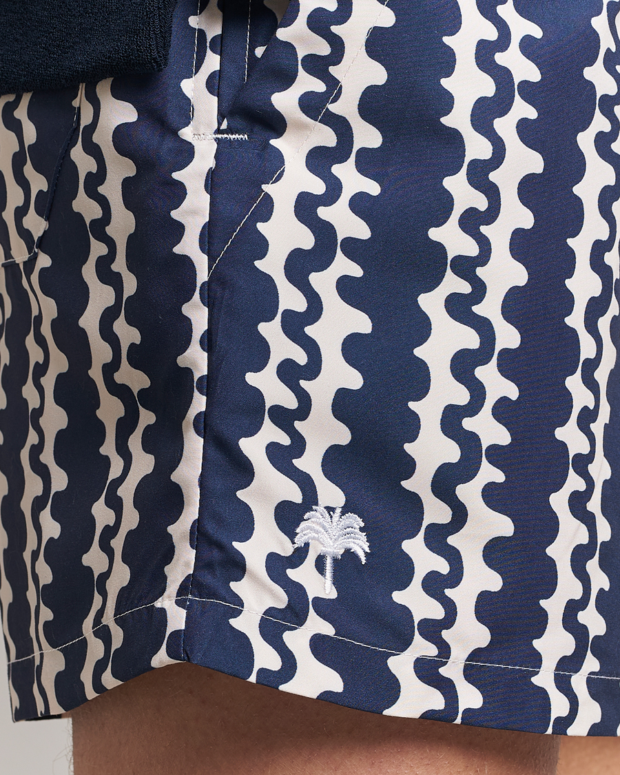 Homme | Maillots De Bain | OAS | Printed Swimshorts Blue Scribble