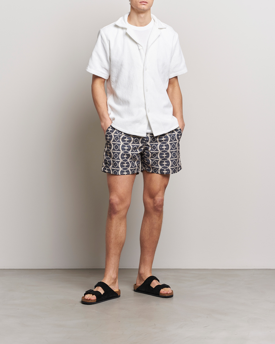 Homme | Maillots De Bain | OAS | Printed Swimshorts Forge Hypnotise