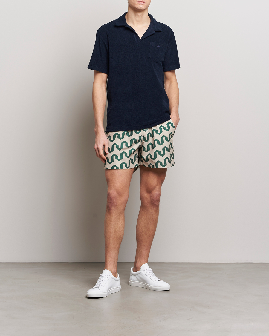 Homme | Maillots De Bain | OAS | Printed Swimshorts Atlas
