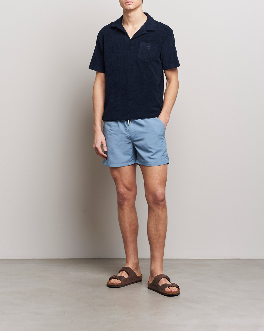 Homme | Maillots De Bain | OAS | Plain Swimshorts Sky
