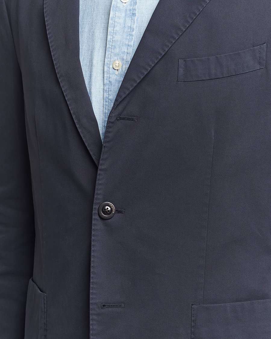 Homme | Blazers | Boglioli | K Jacket Cotton Stretch Blazer Navy