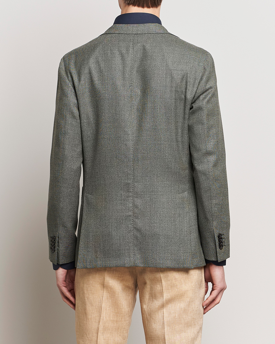 Homme | Blazers | Boglioli | K Jacket Wool Hopsack Blazer Sage Green
