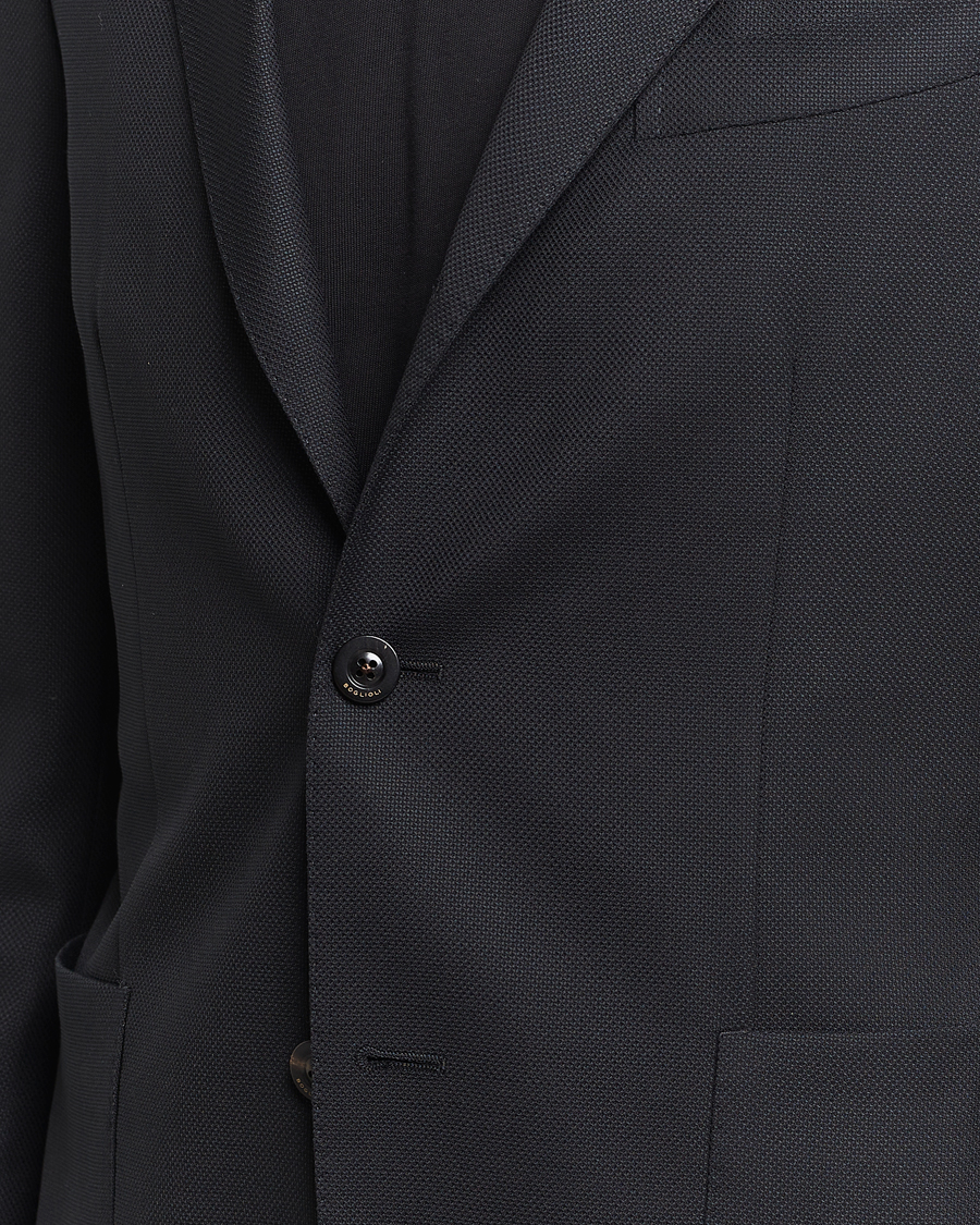 Homme | Blazers | Boglioli | K Jacket Wool Hopsack Blazer Black