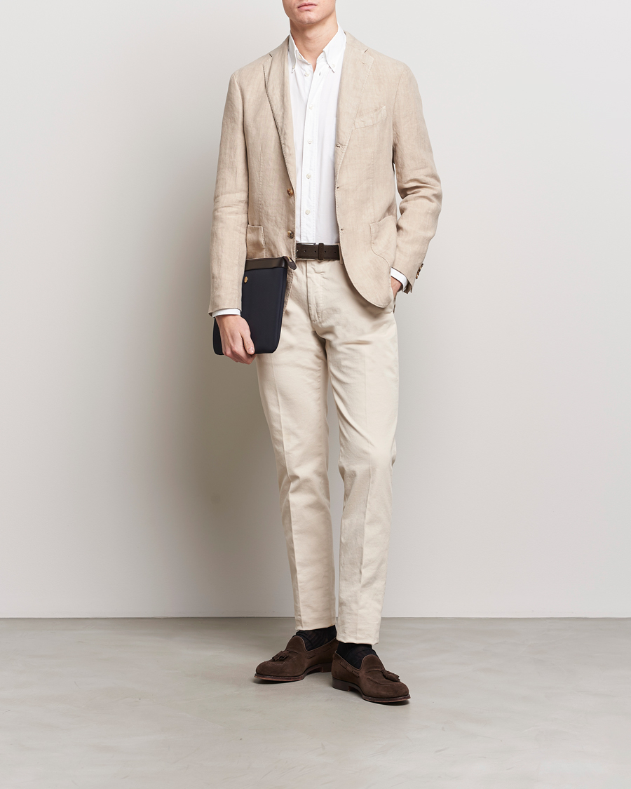 Homme | Blazers | Boglioli | K Jacket Linen Blazer Light Beige