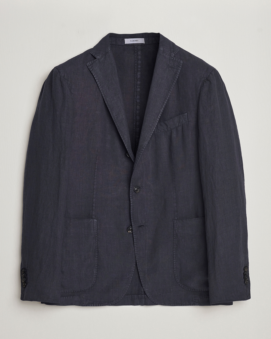 Homme | Blazers | Boglioli | K Jacket Linen Blazer Navy