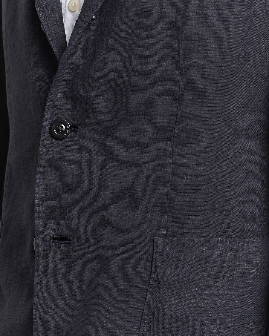 Homme | Blazers | Boglioli | K Jacket Linen Blazer Navy