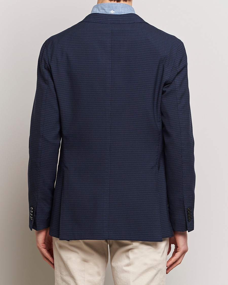 Homme | Blazers | Boglioli | K Jacket Check Wool Blazer Navy