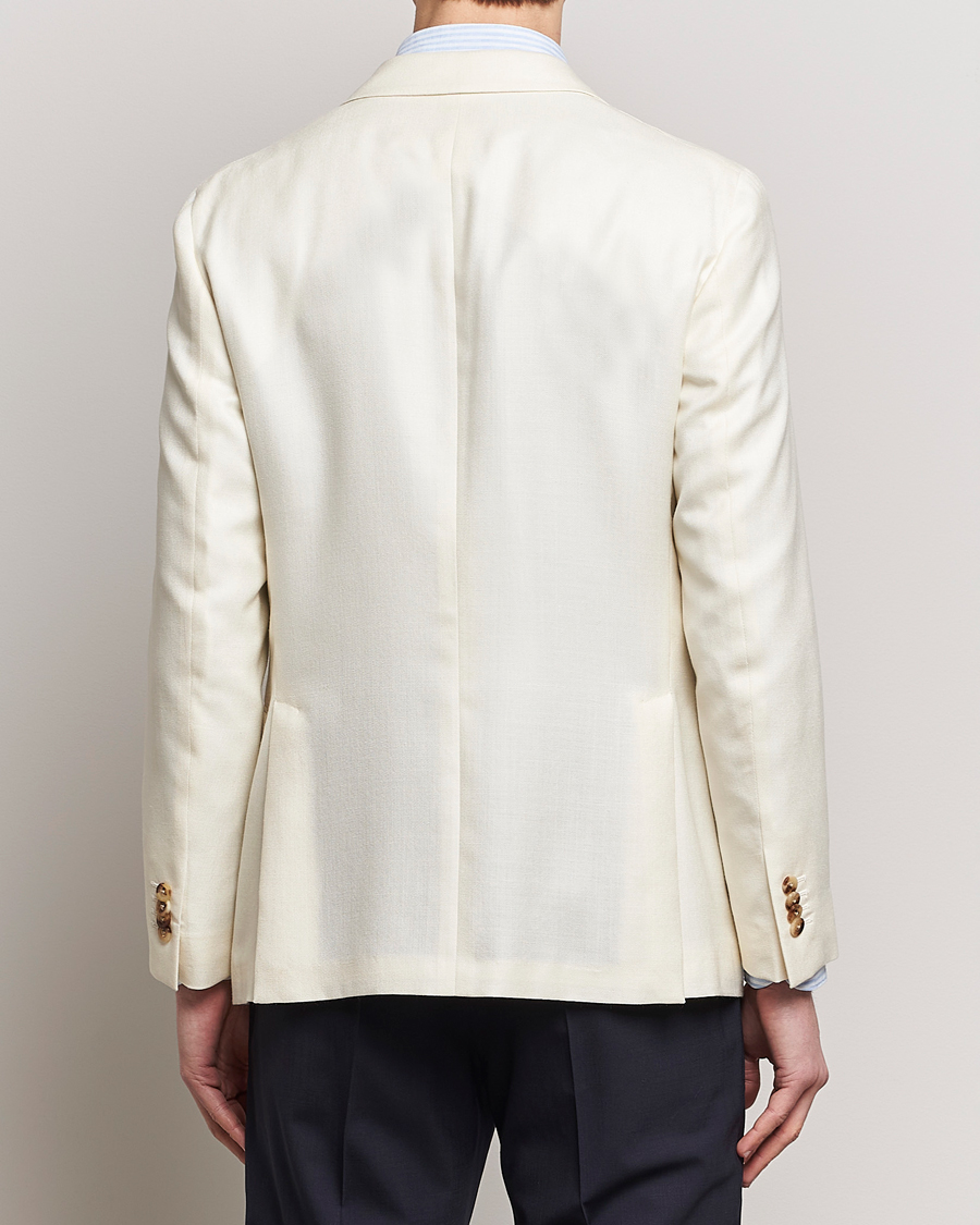 Homme | Blazers | Boglioli | Cashmere/Silk Cocktail Jacket Off White