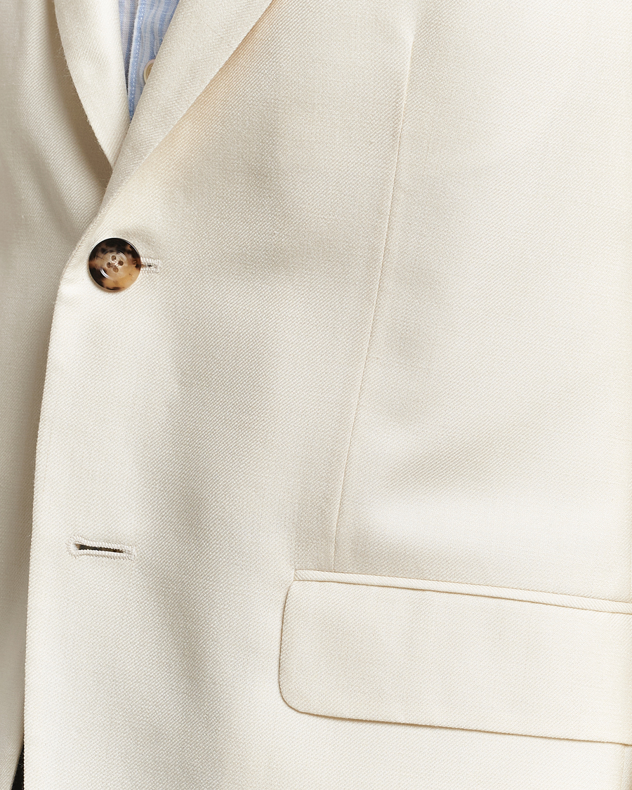 Homme | Blazers | Boglioli | Cashmere/Silk Cocktail Jacket Off White
