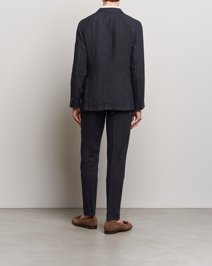 Homme | Costumes | Boglioli | K Jacket Linen Suit Navy