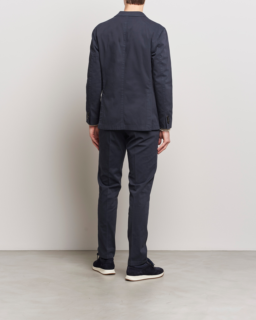 Homme | Costumes | Boglioli | K Jacket Cotton Stretch Suit Navy
