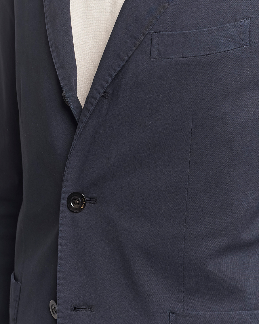 Homme | Costumes | Boglioli | K Jacket Cotton Stretch Suit Navy