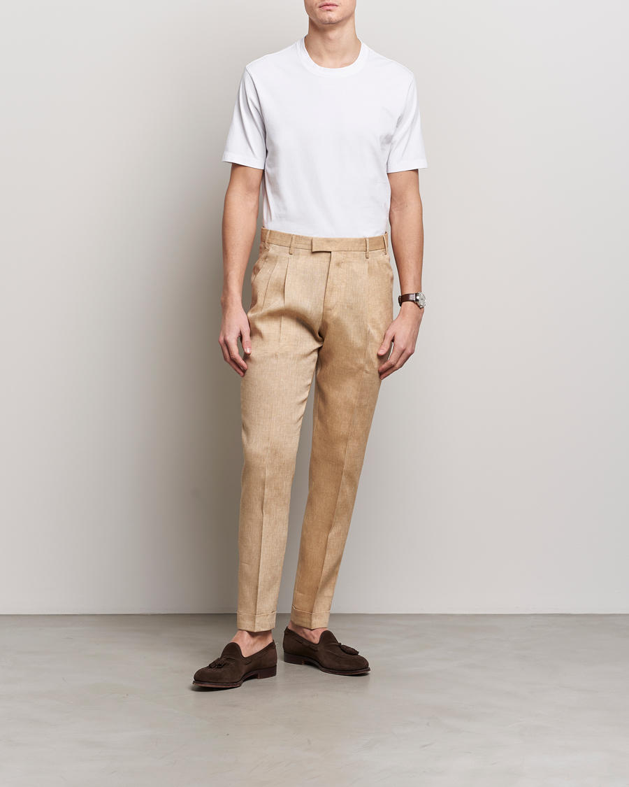 Homme | T-shirts | Boglioli | Garment Dyed T-Shirt White