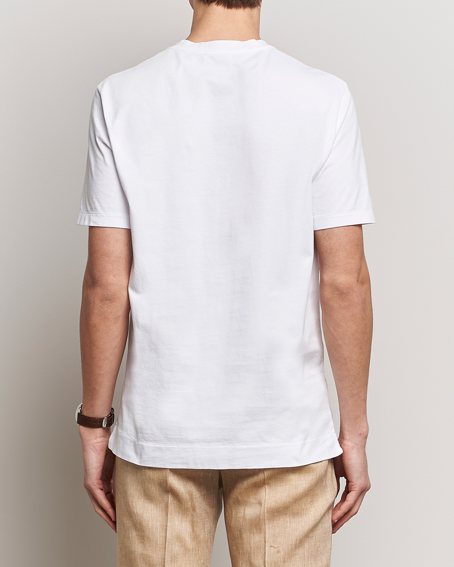 Homme | T-shirts | Boglioli | Garment Dyed T-Shirt White