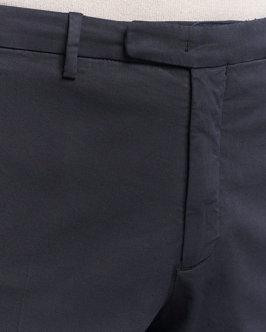 Homme | Pantalons | Boglioli | Cotton Stretch Chinos Navy