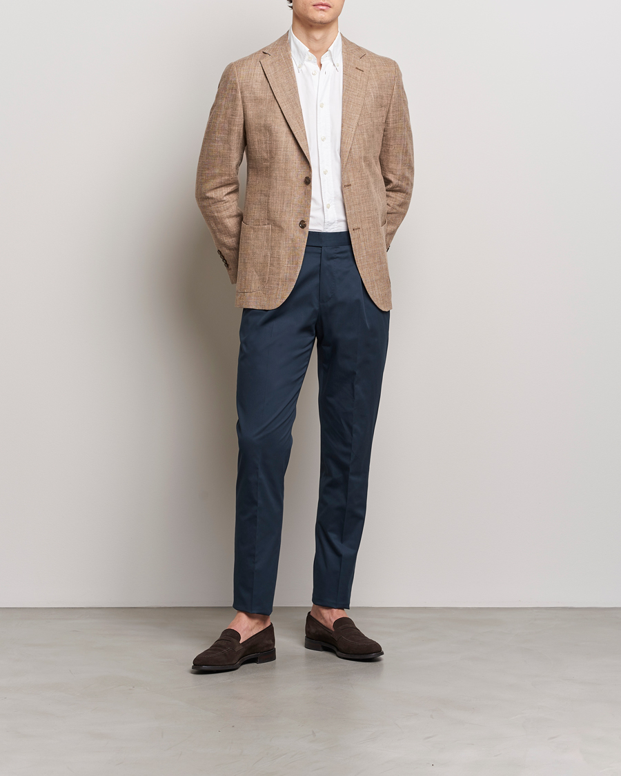 Homme | Pantalons | PT01 | Gentleman Fit Cotton/Stretch Chinos Navy