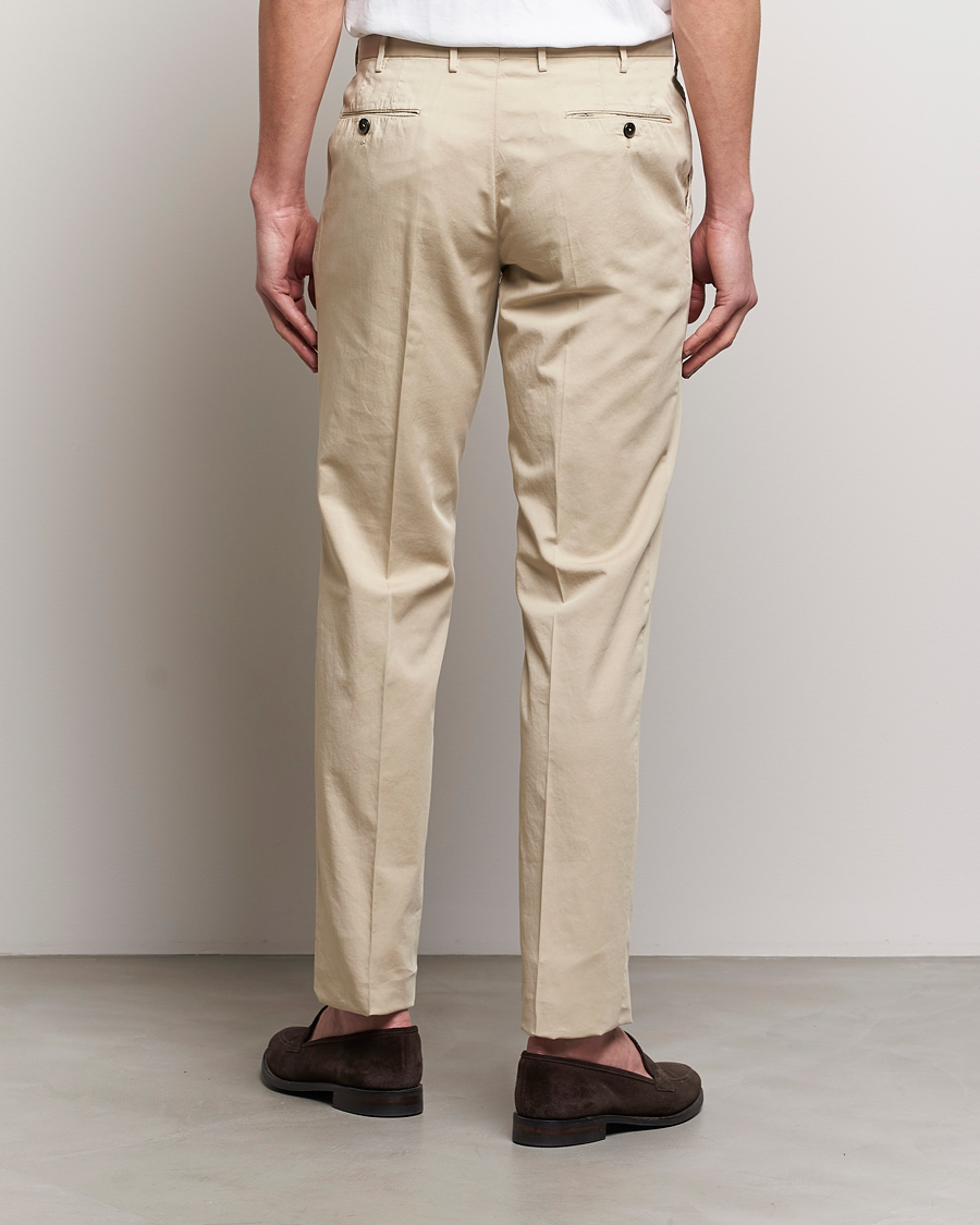 Homme | Pantalons | PT01 | Slim Fit Garment Dyed Stretch Chinos Beige