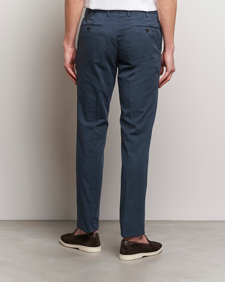 Homme | Pantalons | PT01 | Slim Fit Garment Dyed Stretch Chinos Navy