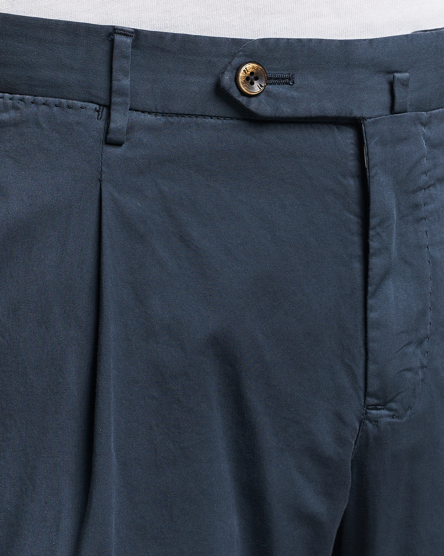 Homme | Pantalons | PT01 | Slim Fit Garment Dyed Stretch Chinos Navy