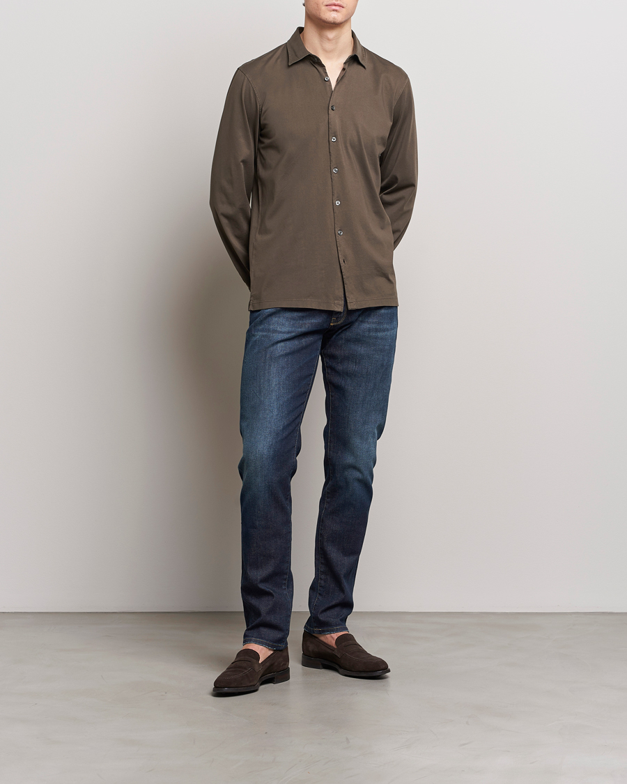 Homme | Jeans | PT01 | Slim Fit Stretch Jeans Dark Blue Wash